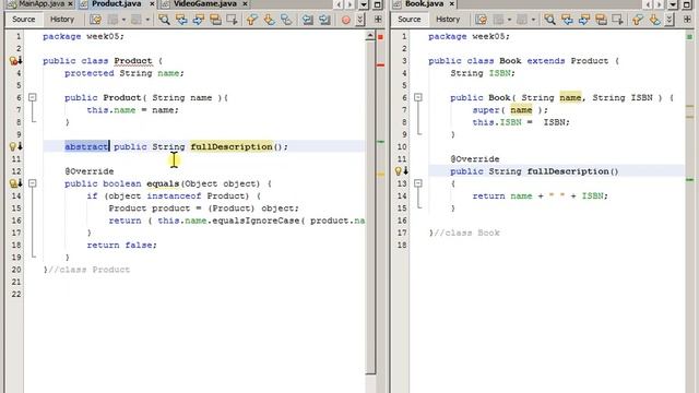 Week 05 Java Class Inheritance Part 17 смотреть онлайн