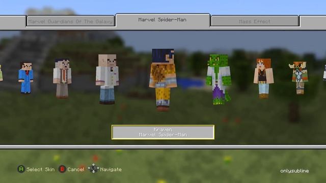 Marvel Spider-Man skin pack Minecraft Xbox One Edition смотреть онлайн