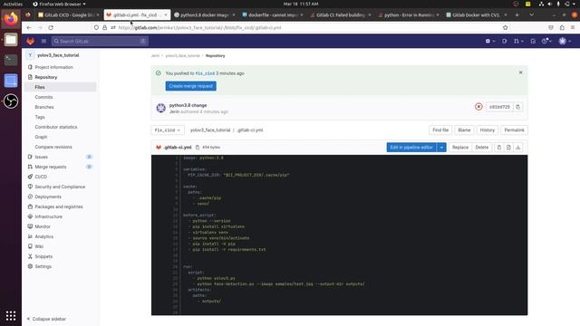 Se11 Ep7 GitLab CICD - Chatgpt for fixing cv2 issue смотреть онлайн