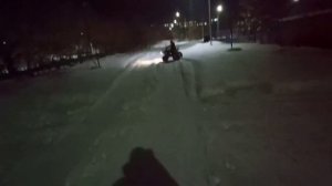 Испытываем квадрик на Жигулевских колесах.