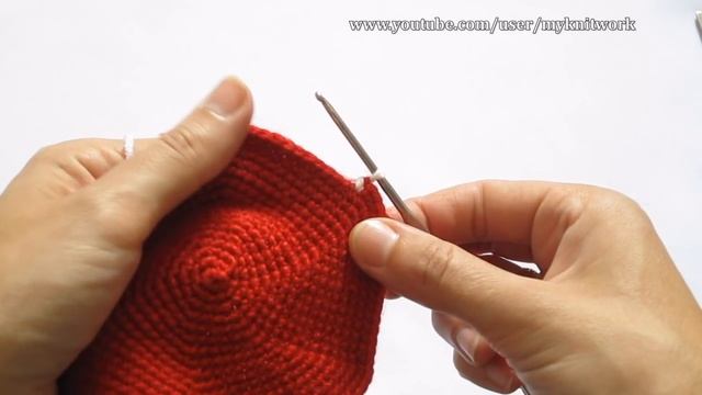 Вязание крючком. Вяжем Арбуз. Долька арбуза крючком. Crochet. Knit Watermelon. смотреть онлайн