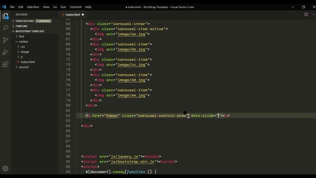 How to make image slider in html and css | Bootstrap 4 image slider , Carousel Tutorial смотреть онлайн