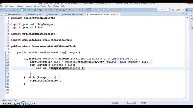 Native sql query in hibernate example_PART1 смотреть онлайн