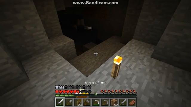 Майнкрафт #8 Пещера Криперов смотреть онлайн