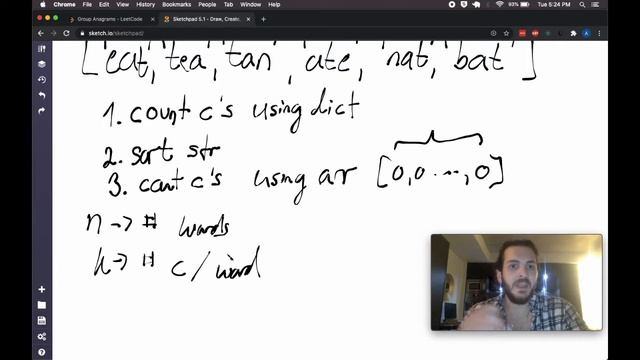 GROUP ANAGRAMS (Leetcode) - Code & Whiteboard смотреть онлайн