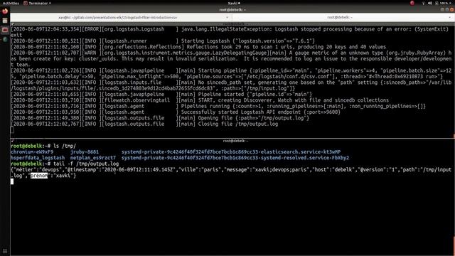 ELK - 25. LOGSTASH : PRINCIPE DES FILTERS - EX : CSV смотреть онлайн