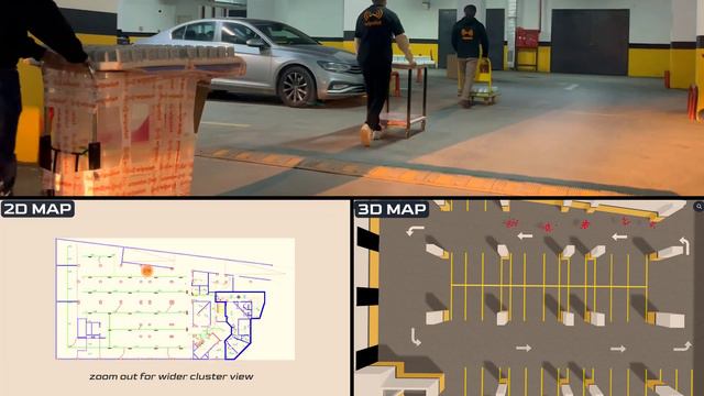 EagleEye | 270 UWB tags tracking in motion | 2D & 3D monitoring Lotus RTLS Software - WIPELOT смотреть онлайн