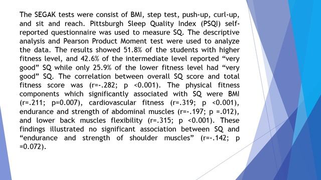 Association Between Sleep Quality and Physical Fitness Components among 13 14 Years Male Students смотреть онлайн