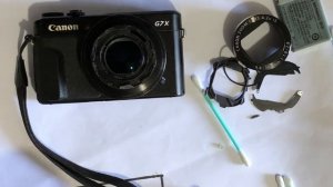 HOW TO OPEN AND CLEAN THE INSIDE LENS OF CANON G7X MARK II Tools