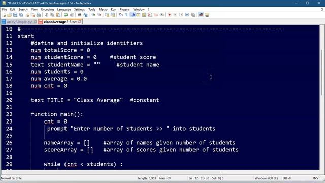 video: Array code walk through смотреть онлайн