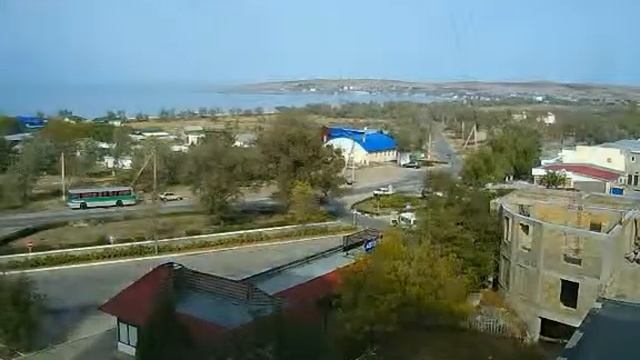 Перекрёсток в Щёлкино, 30.10.2012 - time-lapse с камеры 2 смотреть онлайн