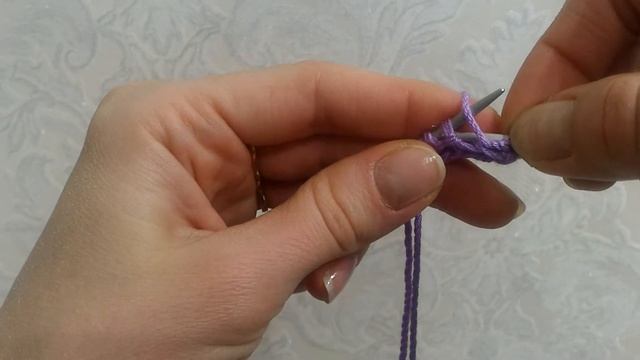 Вязание для начинающих.Как вязать изнаночные петли на спицах смотреть онлайн