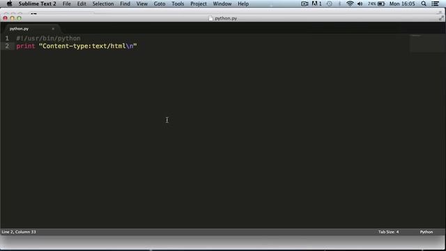 Python 101 - CGI смотреть онлайн