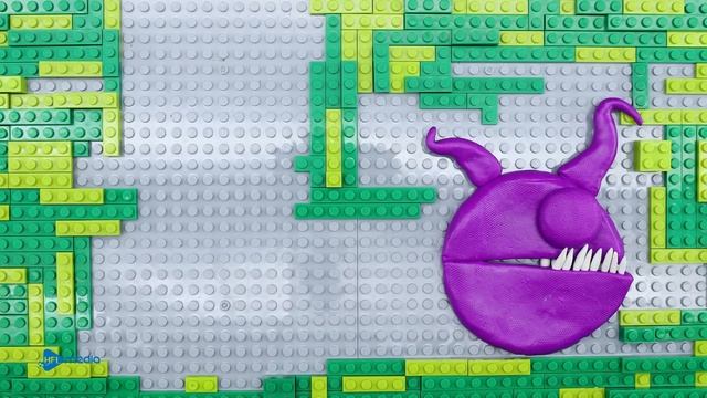 Lego PAC-MAN Monsters | Game Pacman stop motion смотреть онлайн