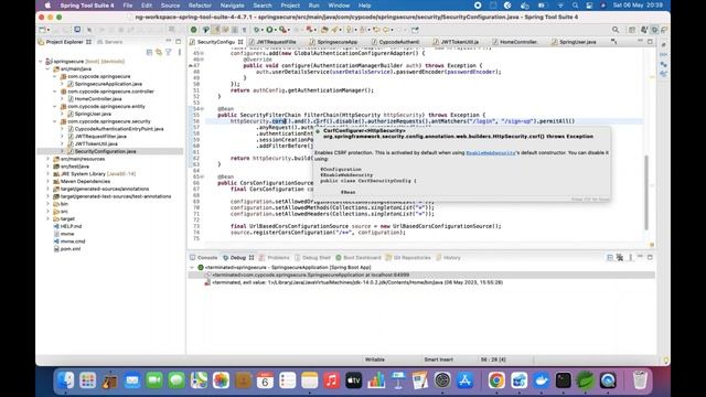 Spring Security with Jwt Token | SecurityFilterChain | Spring API Authentication смотреть онлайн