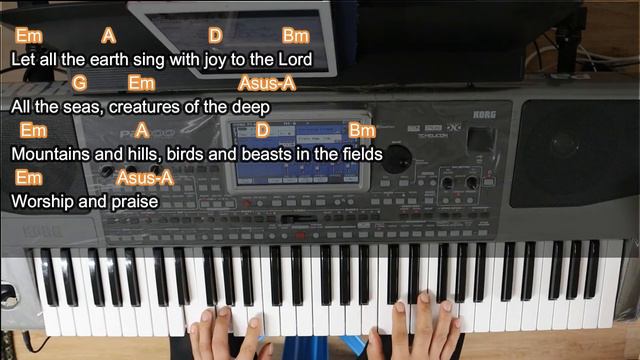 O Bless The Lord Instrumental Chords & Lyrics Holy Mass Finale song смотреть онлайн