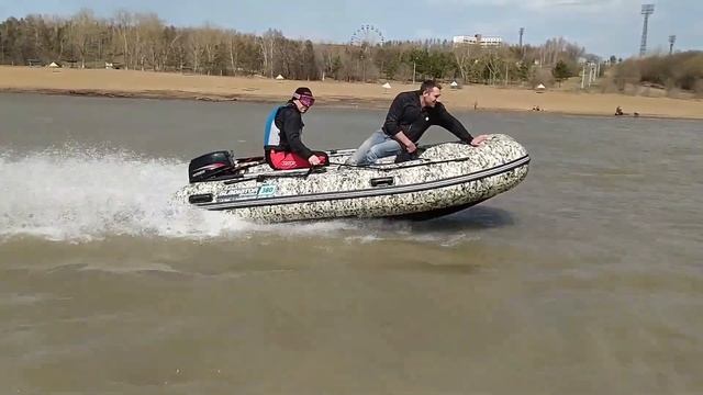 Тест лодок ПВХ Гладиатор Е380, SMarine 380 IB и лодочного мотора Hidea 9.9 Pro