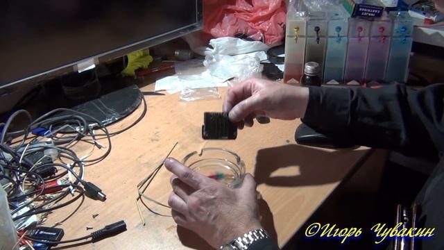 Ошибка Epson 0x42. Разборка, промывка, сушка ПГ. смотреть онлайн