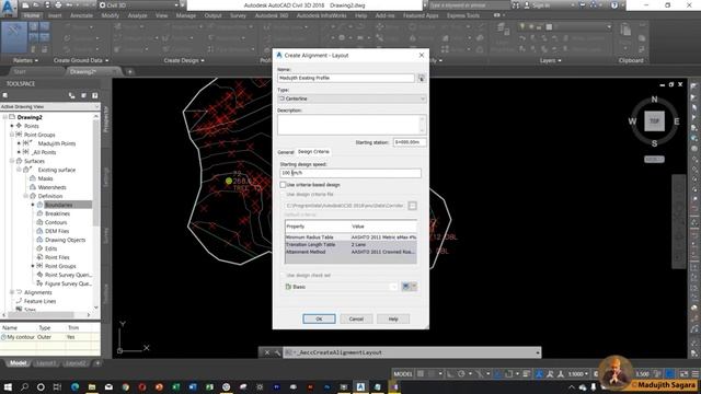 Civil 3D | Longitudinal Section (LS) Generation | Madujith Sagara | 2021 смотреть онлайн