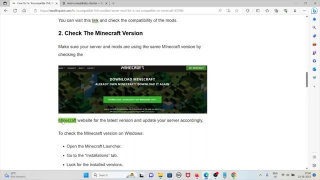 How To Fix Incompatible FML Modded Server Mod List Is Not Compatible On Minecraft смотреть онлайн