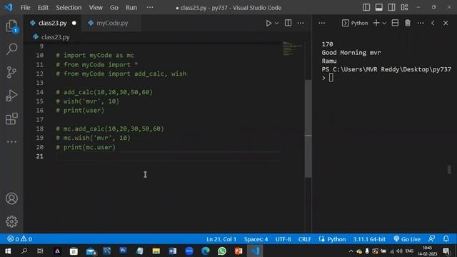Python Tutorial 23/30: Modules Part1 смотреть онлайн