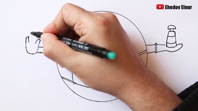 Как нарисовать Землю в Медицинской маске легко | Рисунки для начинающих