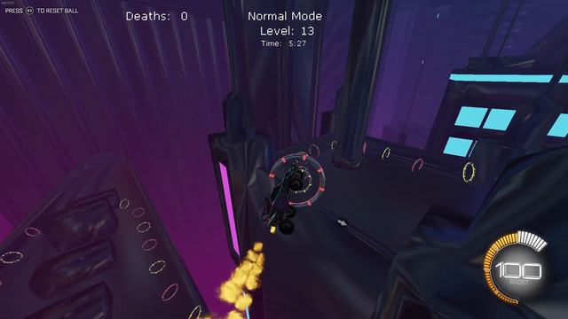 Air Roll Left Through Leth's Neon Rings Map | 0 Deaths 10 Minute Run смотреть онлайн
