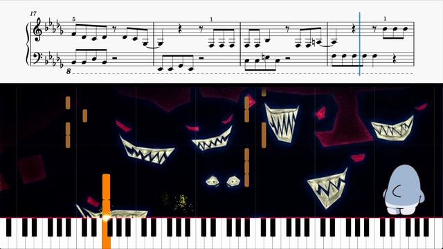 Sharks - Imagine Dragons | Piano Tutorial with Notes | Sheet Music | Piano Cover | Visualizer смотреть онлайн
