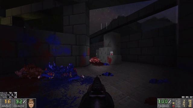 Doom MEATGRINDER [Alternative SSG, Minigun, Resound] - Zero Brightness Beta: Map04 | 4K/60 смотреть онлайн