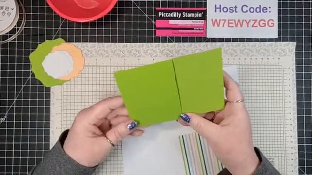 Friendly Hello Stampin' Up! fun fold card demonstration - FBL - 01/14/22 смотреть онлайн