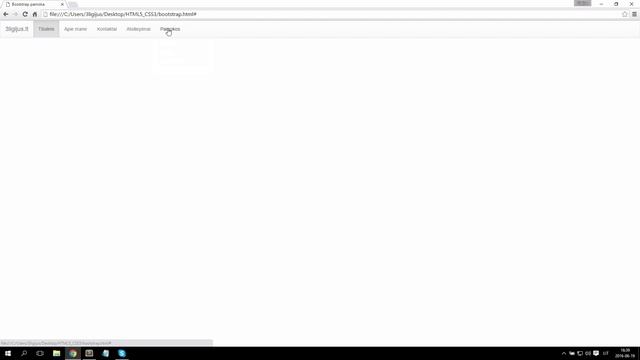 HTML5/CSS3 - 59 - Bootstrap: Išsiskleidžiantis meniu смотреть онлайн