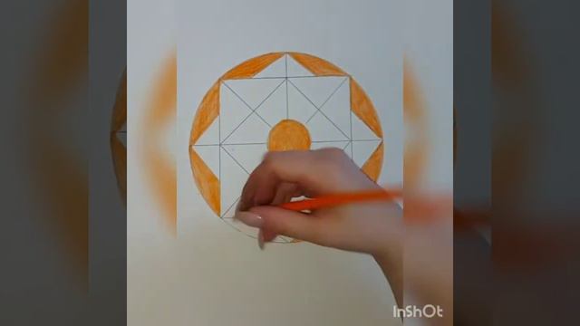 Геометрический орнамент в квадрате смотреть онлайн