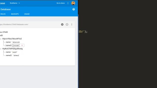 #03 how to update value of generated keys firebase web in arabic شرح firebase смотреть онлайн