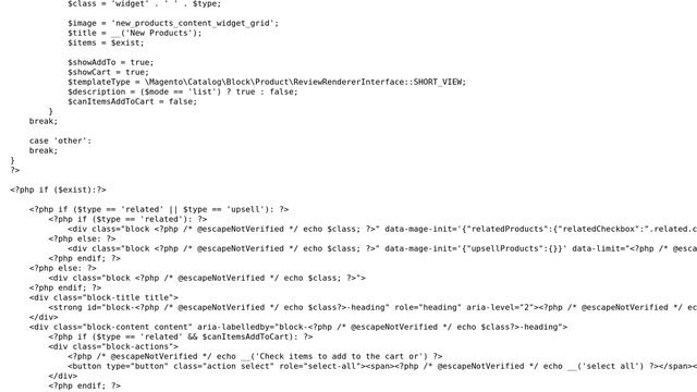 Magento: Notice: Undefined variable: exist in Magento 2 when using upsell block смотреть онлайн