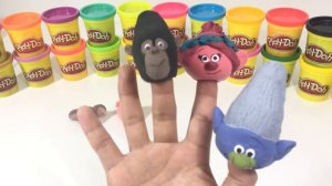 SIng Trolls Finger Family Song | Daddy finger Trolls Sing | Learnfun