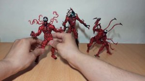 Все мои фигурки Карнажа! All my Carnage Figures коллекция симбиотов