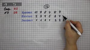 Страница 43 Задание 26 – Математика 2 класс Моро М.И. – Учебник Часть 2