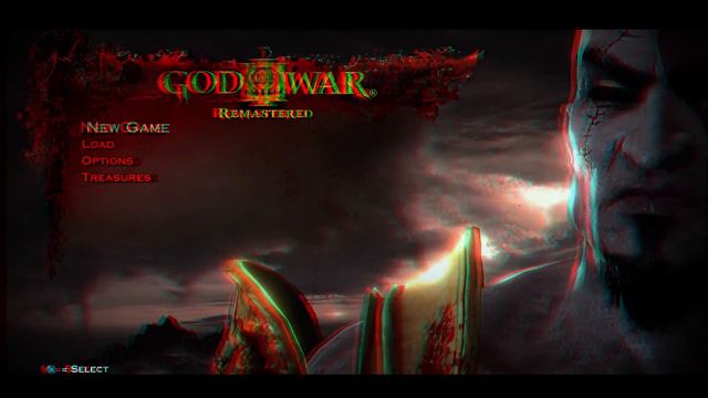 God Of War 3 Main Menu (3D Anaglyph) - GodOfWar3 Remastered | #Popcorn