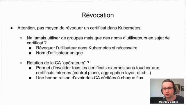 ? Les autorités de certification dans Kubernetes | Live MeetUp du 21/06/2021 смотреть онлайн