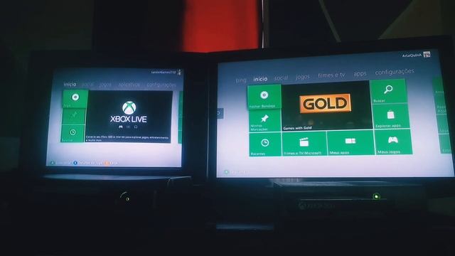 XBOX FAT vS XBOX 360 SUPER SLIM Quem é mais Rápido ao Ligar Qual liga inicial Primeiro смотреть онлайн