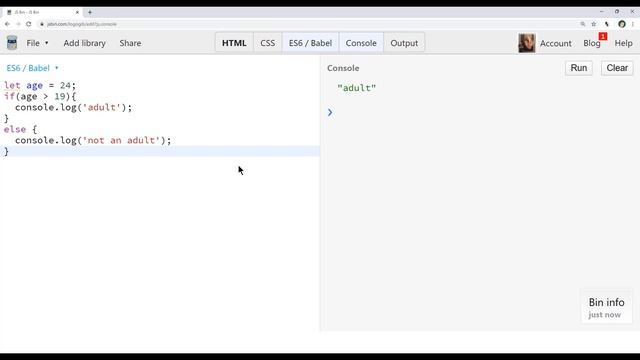 JavaScript ES6 if else Statements Bangla - বাংলা জাভাস্ক্রিপ্ট টিউটোরিয়াল смотреть онлайн