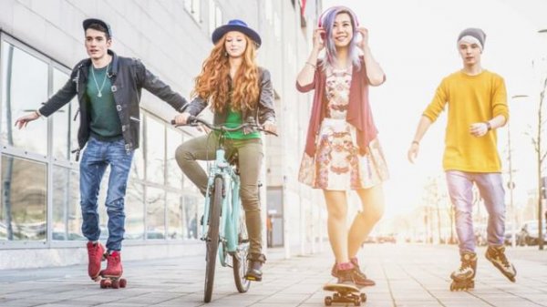 Teenagers about clothes