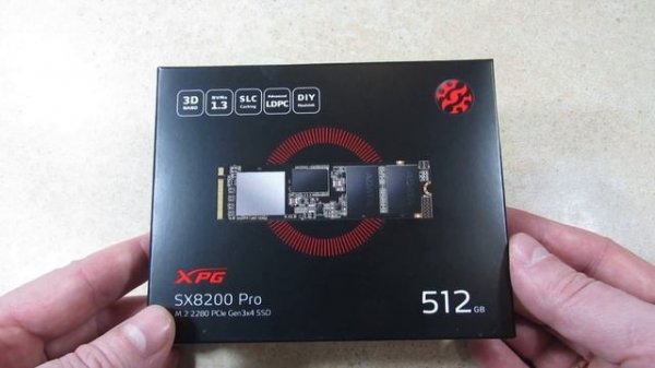 SSD M2 2280 — Adata XPG SX8200 Pro 512 GB