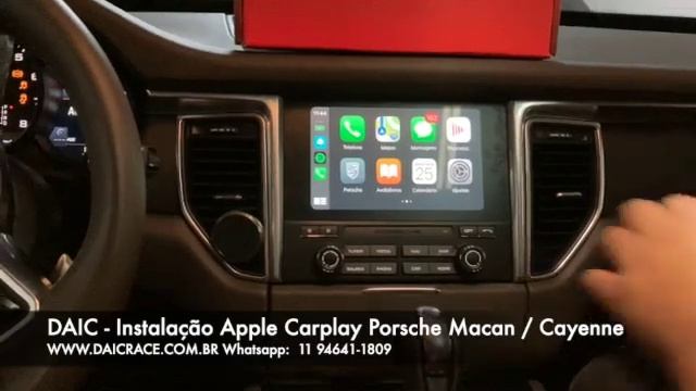 DAIC - Instalação Apple Carplay Espelhamento Porsche Macan Cayenne Boxster Cayaman (11) 94641-1809 смотреть онлайн