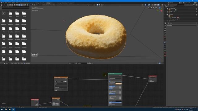 Пончик. Часть 11. Blender. Уроки на русском для начинающих. смотреть онлайн