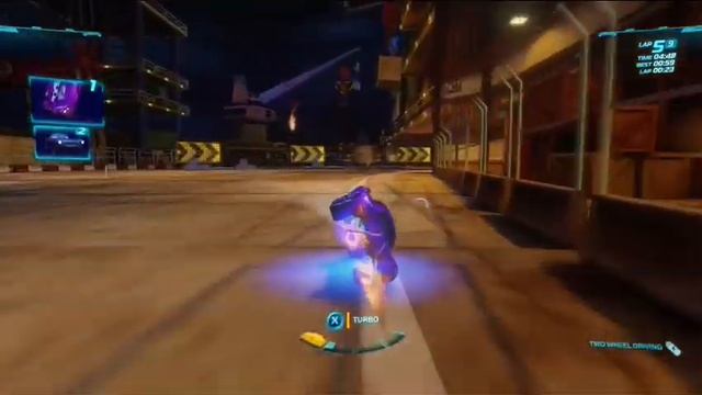 Cars 2 The Video Game | Racer Holley - Oil Rig Run | 9 laps смотреть онлайн
