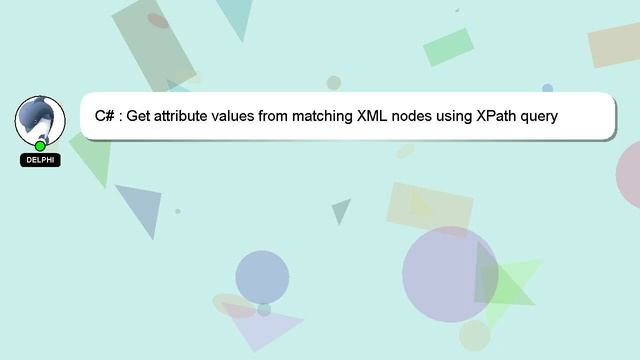 C# : Get attribute values from matching XML nodes using XPath query смотреть онлайн