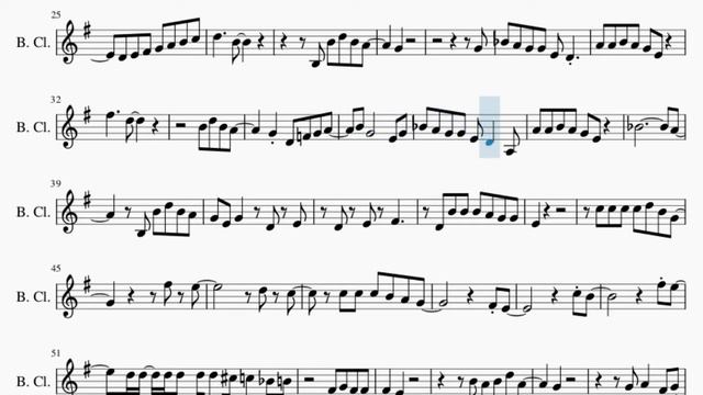 Bass Clarinet Sheet Music: How to play Don't Go Breaking My Heart by Elton John ft Kiki Dee смотреть онлайн