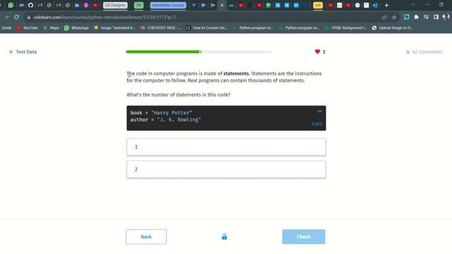 5 Text Data | Introduction to Python | Sololearn смотреть онлайн