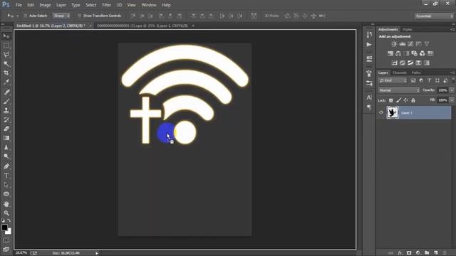 Christian T-Shirt Design For Zazzle in Photoshop Tutorial смотреть онлайн